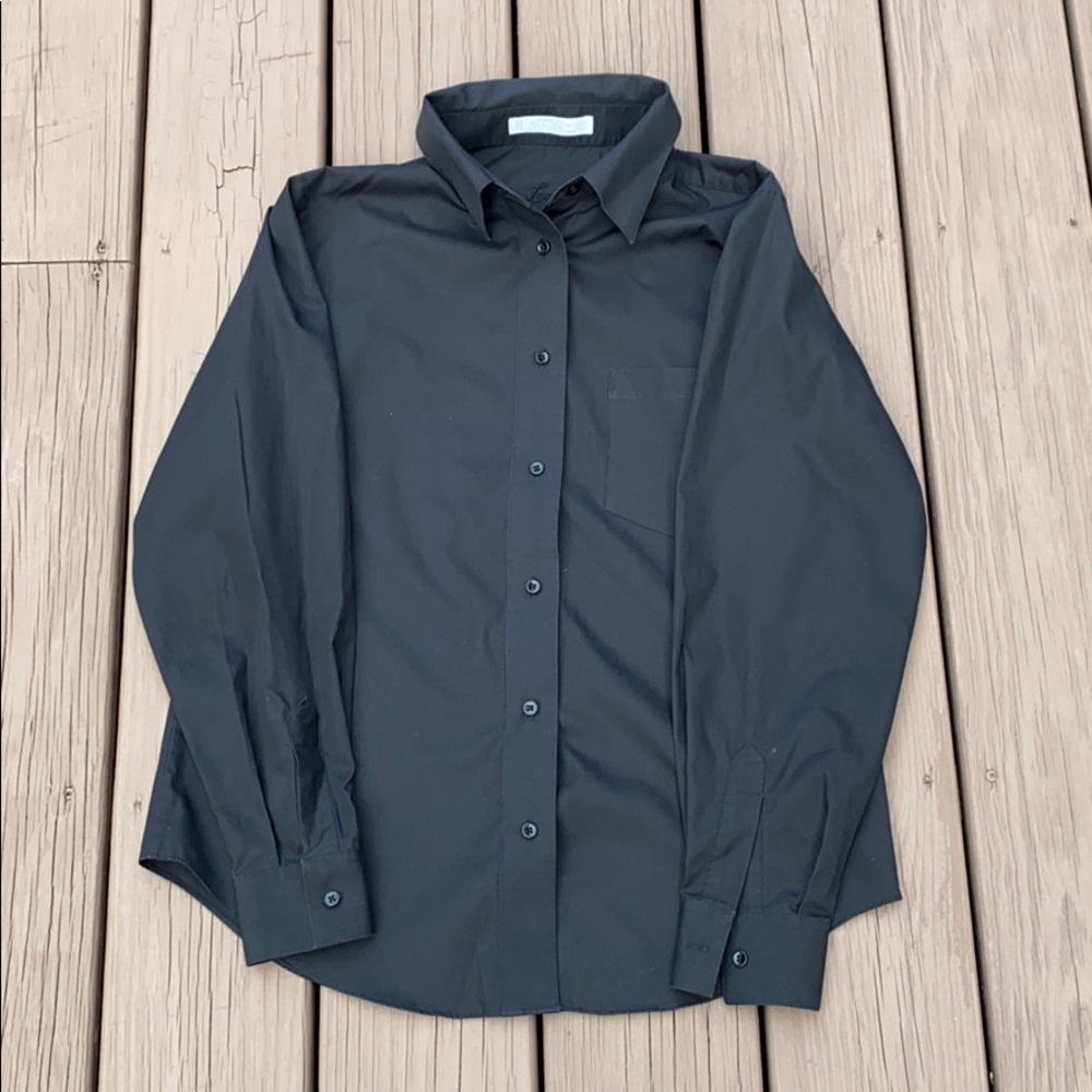 Foxcroft black blouse 8P